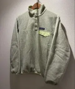 patagonia スナップT フリース M オートミールxイエロー パタゴニア