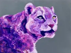 原画　ゴリラ　動物画　絵画　アクリル画　現代アート　細密画　一点物 ゴリラ 原画 動物画 絵画 アクリル画 現代アート 細密画 手描き 一点物