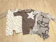 ベビー ロンパース 60-70cm 3点セット