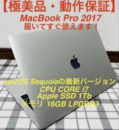 MacBook Pro 13インチ 2017 Core i7 SSD 1Tb