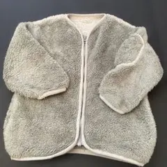 【アプレ レ クール】ポケット付きファーフリースジャケット110