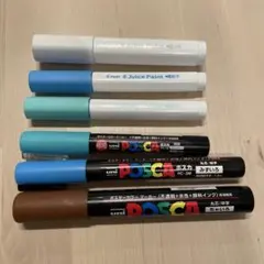 ペンまとめ売り ポスカ uni POSCA Juice Paint マーカー 6
