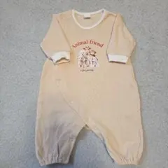 美品。cottli動物のキャラクターロンパース 60cm