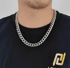 マイアミキューバン チェーン ネックレス シルバー 6mm 60cm 新品