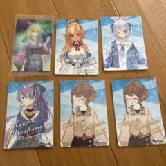 ホロライブ ウエハース、カードチョコ6枚セット
