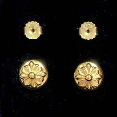 クロスボールスタッド ピアス ゴールド 両耳用　今市隆二