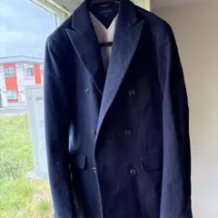 TOMMY HILFIGER ネイビー ダブルブレスト ブレザー Mのサムネイル