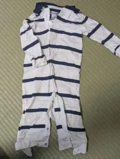 Ralph Lauren ストライプロンパース 12M