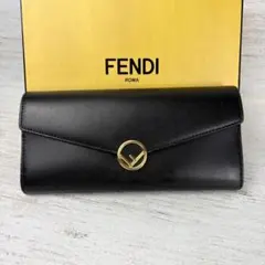 フェンディ　エフイズ　コンチネンタルウォレット　二つ折り　ブラックのサムネイル