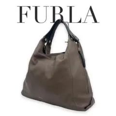 FURLA フルラ エリザベス 本革 ワンショルダーバッグ 大容量 グレージュ