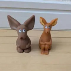 ムーミン　スニフの指人形とミニフィギュア 2体セット キャラクター