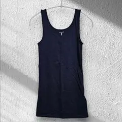 アマゾンエッセンシャルズ タンクトップ Uネック ノースリーブ 無地 XS 綿