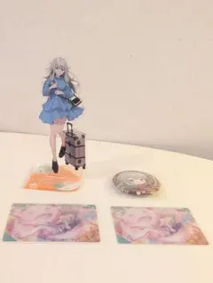 プロセカ　草薙寧々　アクリルスタンド&缶バッジ&カード2枚セット　美品