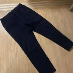 グリーンレーベルウール　ダークブルー スリムフィットパンツ　XS 毛玉あり