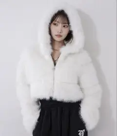 フェイクファー ファーコート