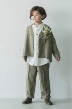 riziere ノーカラージャケットセットアップ&トップス3点セット