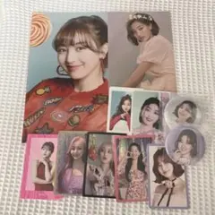 twice ジヒョ　缶バッジ　トレカ　セット