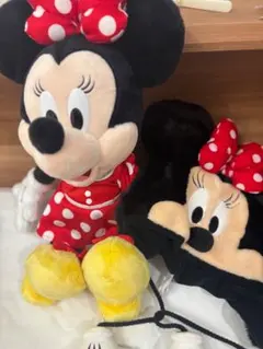 ミニーマウス ぬいぐるみとファンキャップセット