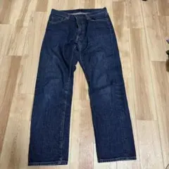 UNIQLO ストレートデニム ダークブルー