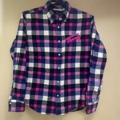 Tommy 長袖シャツ L チェック柄