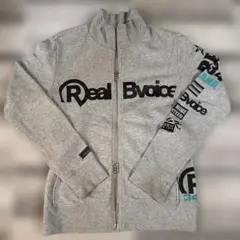 ☆再値下げ☆Real Bvoice ジップアップパーカー グレー Sサイズ