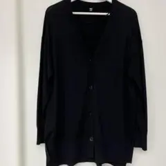ユニクロ　UVカットVネックロングカーディガン