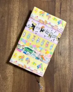ハンドメイドブックカバー 22fabric ホビーボーダー 新書判サイズ