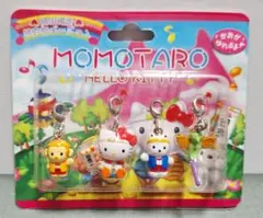 値下げ☆ご当地キティ ハローキティ ファスナーマスコット 岡山 桃太郎 2004
