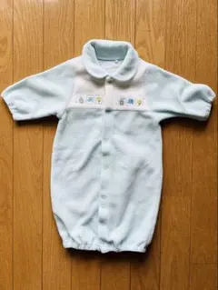 水色 フリース ツーウェイ・ドレスオール