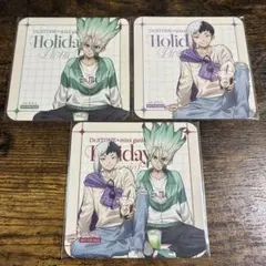 ドクターストーン 石神千空 あさぎりゲン ミクガ コースター