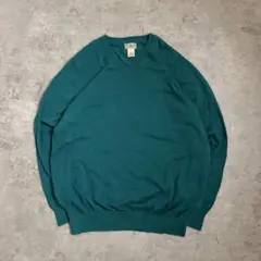 L.L.Bean ソリッド カシミヤmix 薄手 ソリッド ニット L アメカジ
