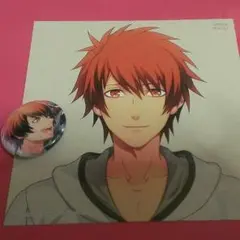 うた☆プリ ASASステラ特典缶バッチ＋kissmeカード 音也