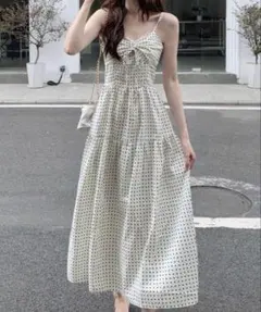 SHEIN キャミワンピース ドット