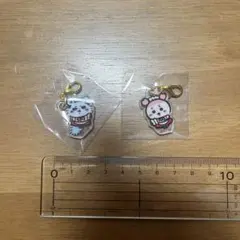ちいかわ　レストラン　アクリルチャームinカプセル　モモンガ　古本屋　かに