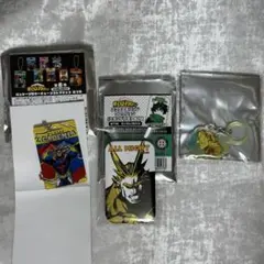 ヒロアカ パッケージ風キーチェーン スクエア缶バ マルチマーカー オールマイト