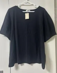 studio CLIP コットンタックスリーブTシャツ ブラック　新品タグ付きのサムネイル
