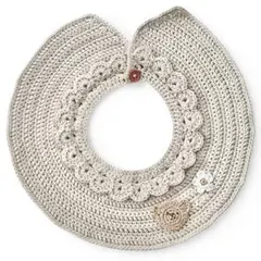 ハンドメイド つけ襟 くま お花 モチーフ コットン100% ベビー キッズ