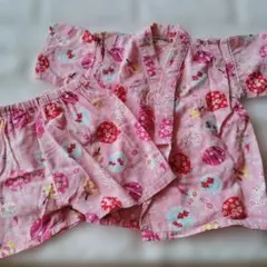 美品女の子用甚平サイズ90