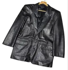 ラムレザー　ジャケット　Mサイズ　黒