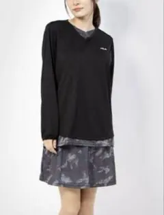 ◆FILA◆ 美品 セットアップチュニック　カモフラージュ　M