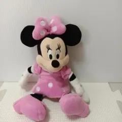 希少　ディズニーストア　ミニーマウス　ぬいぐるみ　ピンク