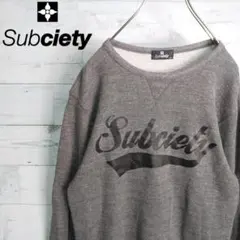 【大人気】Subciety スウェット トレーナー  ロゴ 2843のサムネイル