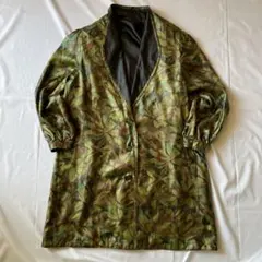 希少 00s コート リバーシブル 総柄 グランジ Y2K 平成 大人気 古着