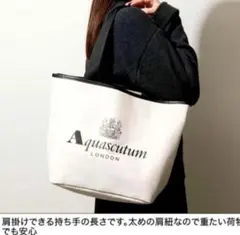 【匿名配送】　オトナミューズ　付録　アクアスキュータム　ビッグトート