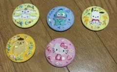 サンリオ刺繍缶バッジ