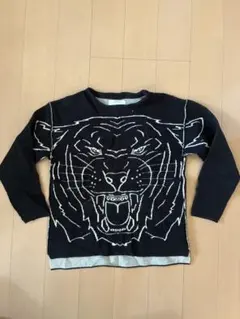 ZARA 虎デザイン 長袖カットソー 128cm