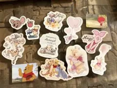 【開封済み】一番くじ　プーさんステッカー