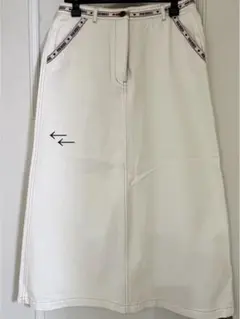 ❤️ピンクハウス ❤️ホワイトデニム　ロングスカートのサムネイル