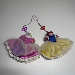 ラプンツェル 白雪姫 ストラップ 2個セット