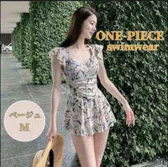 水着 ワンピース 花柄 大人気 おしゃれ 韓国系 プレゼント オールインワン